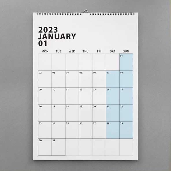 2025 Duvar Takvimi, Aylık Planlayıcı Takvim, Minimalist Takvim, Duvar Planlayıcısı - 2