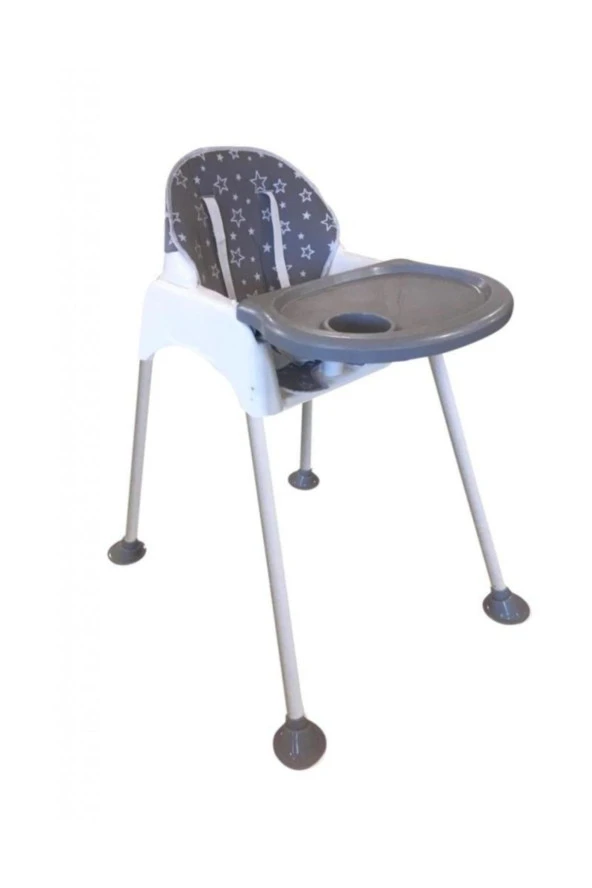 High Chair Ped Hediyeli Mama Sandalyesi - Gri