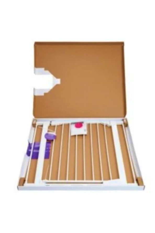 Köpek Bariyeri Güvenlik Kapısı 75-85 CM Arası Genişlik 80 Cm Yükseklik Metal - 3