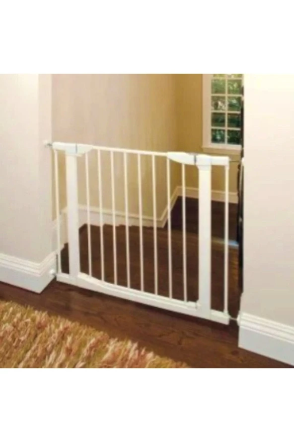 Köpek Bariyeri Güvenlik Kapısı 75-85 CM Arası Genişlik 80 Cm Yükseklik Metal - 4