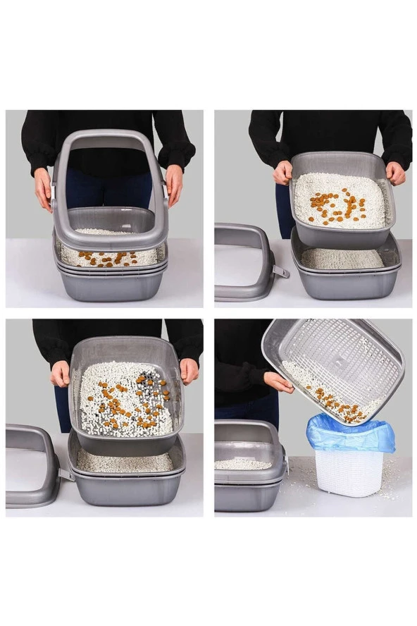 Pt-300 Elekli Açık Kedi Tuvaleti - Resim 2