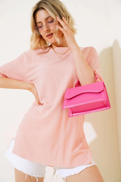 Bürümcük Tshirt Somon ürün görseli 1