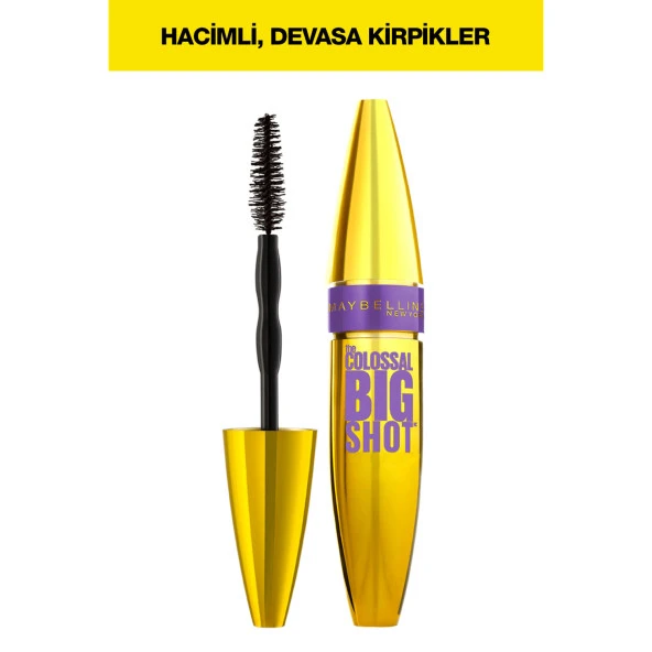 Maybelline New York The Colossal Big Shot Siyah Maskara