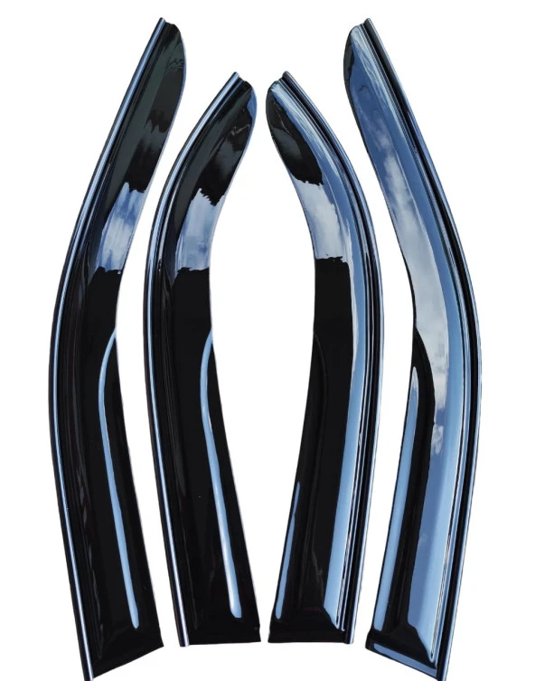 Volkswagen Bora Premium Cam Rüzgarlığı 4lü 2001-2005 Arası - 3