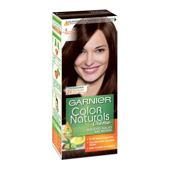 Garnier Color Naturals Saç Boyası 4 Kahve