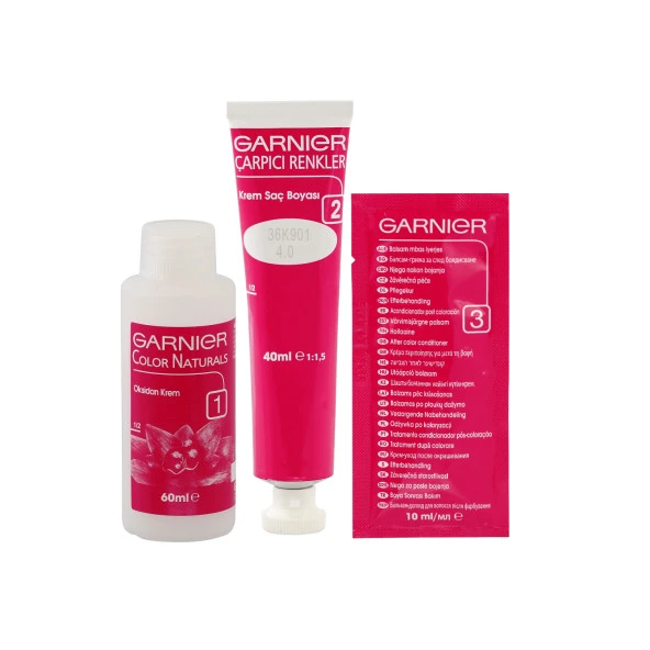 Garnier Çarpıcı Renkler Saç Boyası 4.0 Yoğun Kahve - 2