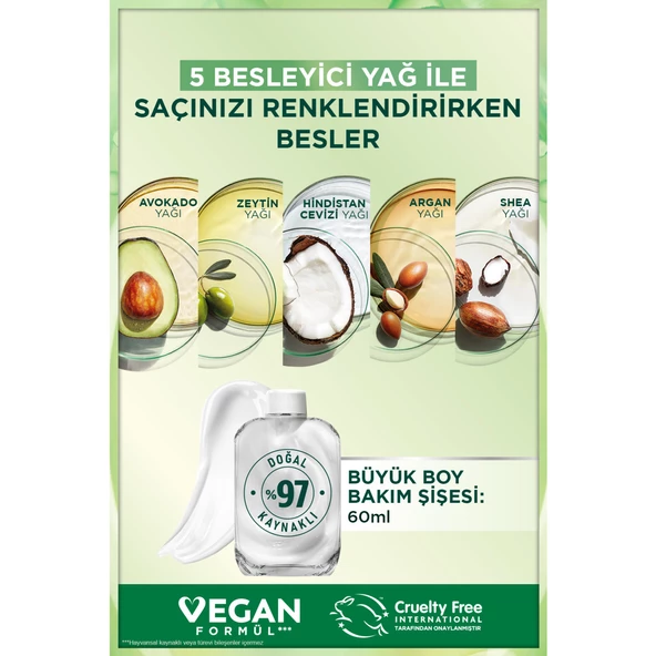 Garnier Nutrisse Yoğun Besleyici Kalıcı Krem Saç Boyası 4 1:2 Işıltılı Kahve - 4