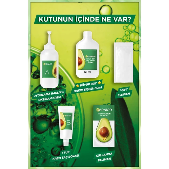 Garnier Nutrisse Yoğun Besleyici Kalıcı Krem Saç Boyası 8.13  Küllü Sarı - 5