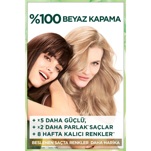 Garnier Nutrisse Yoğun Besleyici Kalıcı Krem Saç Boyası 8.13  Küllü Sarı - 2