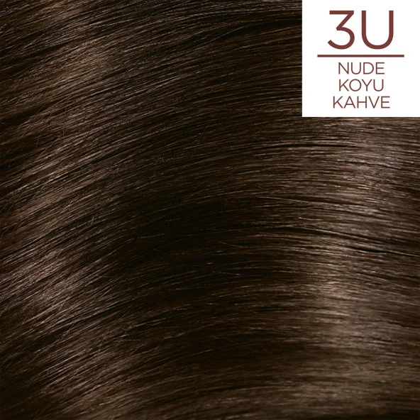 L’oréal Paris Excellence Creme Nude Renkler Saç Boyası – 3U Nude Koyu Kahve - Resim 3