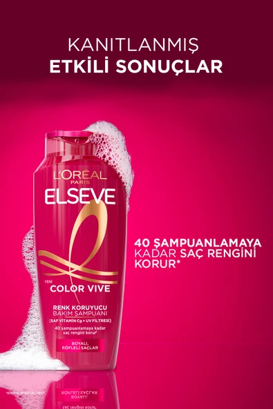 L'Oréal Paris Elseve Colorvive Renk Koruyucu Bakım Şampuanı 300 ml - 4