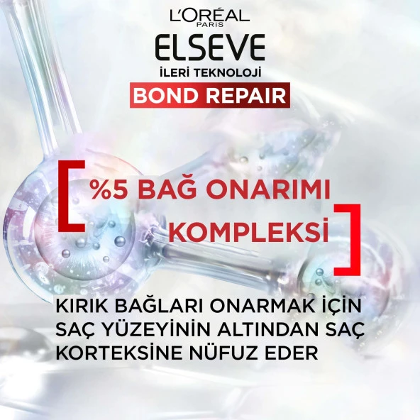 L'Oréal Paris Bond Repair Tüm Yıpranmalar için Saç Bağlarını Güçlendirici Şampuan 200ML - 5
