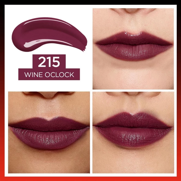 L'oréal Paris Infaillible 2-Step 24 Saat Kalıcı Likit Ruj & Balm - 215 Wine Oclock - 3