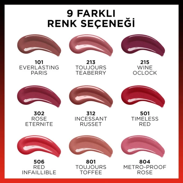 L'oréal Paris Infaillible 2-Step 24 Saat Kalıcı Likit Ruj & Balm - 501 Timeless Red - 5