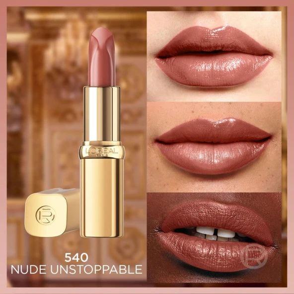 L'Oréal Paris Color Riche Saten Bitişli Ruj - 540 Nude Unstoppable - Resim 2