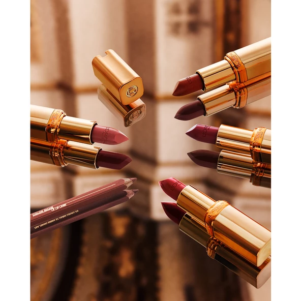 L'Oréal Paris Color Riche Saten Bitişli Ruj 125 Maison Marais - Kırmızı - 7