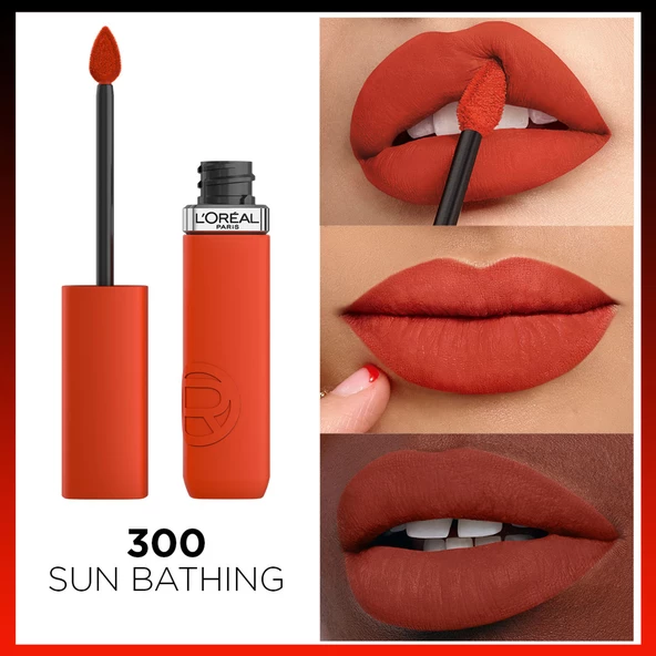 L'oréal Paris Infaillible Matte Resistance Likit Mat Ruj - 300 Sun Bathing - 2