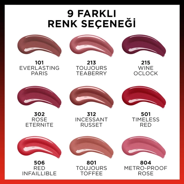 L'oréal Paris Infaillible 2-Step 24 Saat Kalıcı Likit Ruj & Balm - 302 Rose Eternite - 5