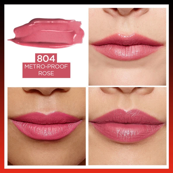 L'Oréal Paris Infaillible 2-Step 24 Saat Kalıcı Likit Ruj & Balm - 804 Metro-Proof Rose - 4