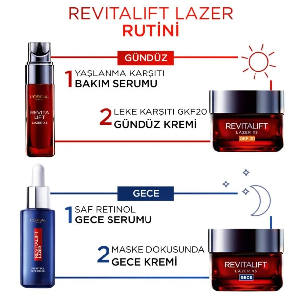 L'Oréal Paris Revitalift Lazer Saf Retinol Gece Serumu 30 ml - 7