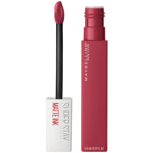 Maybelline New York Super Stay Matte Ink Unnude Likit Mat Ruj - 80 Ruler - Kırmızı/Pembe - 3