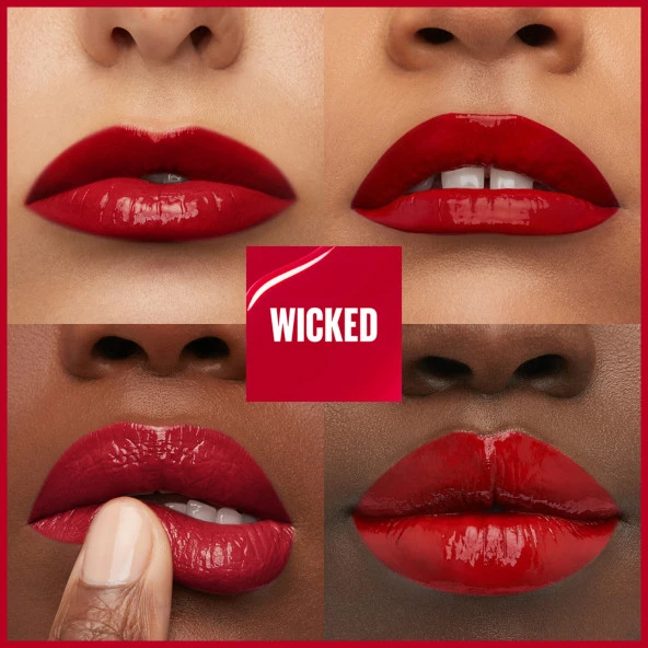 Maybelline New York Super Stay Vinyl Ink Uzun Süre Kalıcı Likit Parlak Ruj 50 Wicked - 2