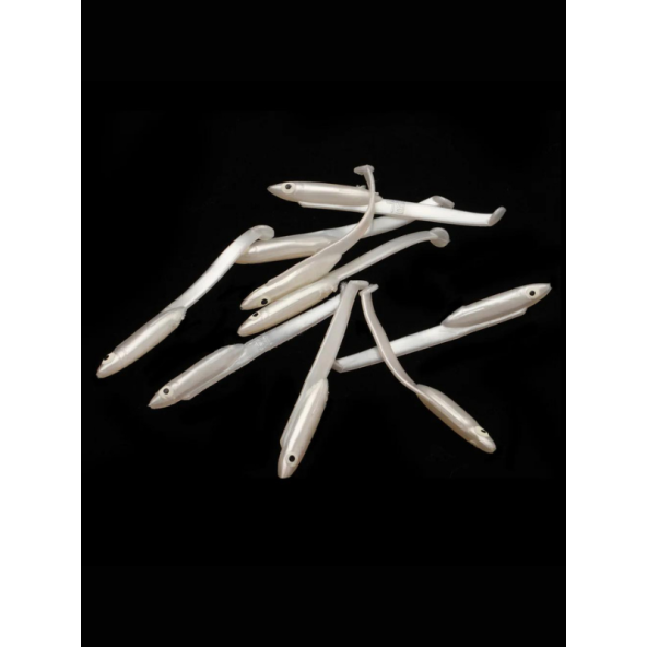 Eagenset Silikon Balık Fosforlu Karanlıkta Parlayan Glow Gözler 5,5 cm Yapay Yem Olta Takımı, Çapari, Jig, Yapım Malzemesi - 10