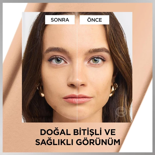L'Oréal Paris True Match Bakım Yapan Fondöten - 4W Sıcak Alt Ton - 7