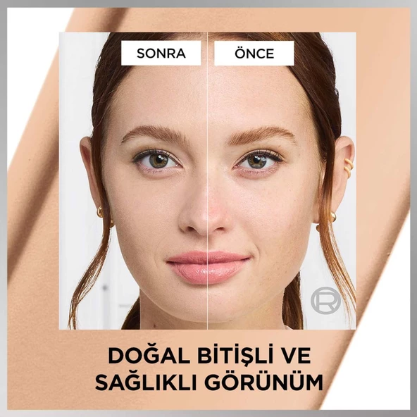 L'Oréal Paris True Match Bakım Yapan Fondöten - 2C Soğuk Alt Ton - 7