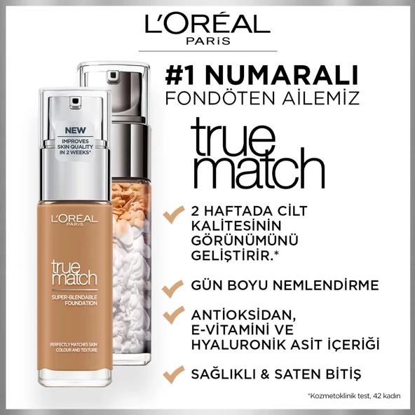 L'Oréal Paris True Match Bakım Yapan Fondöten 8D GOLDEN CAPPUCCINO - 4