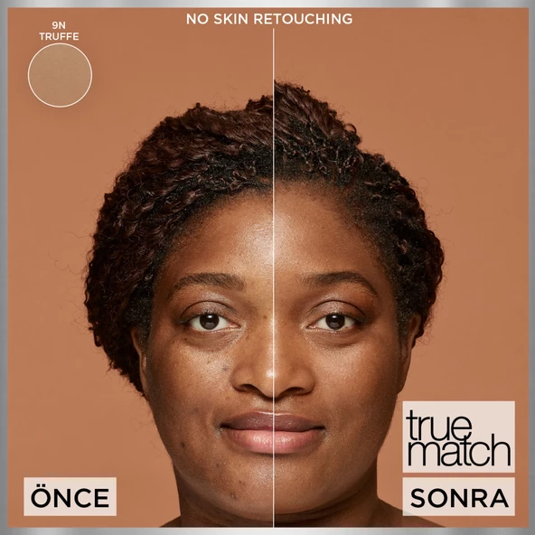L'Oréal Paris True Match Bakım Yapan Fondöten 9N TRUFFE - 4