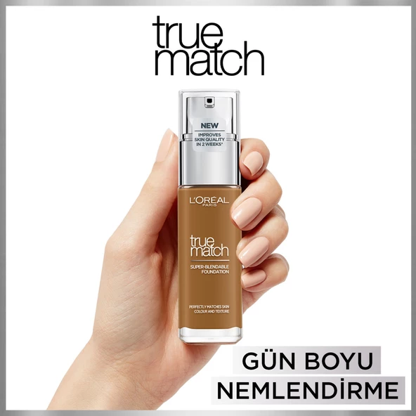 L'Oréal Paris True Match Bakım Yapan Fondöten 8N CAPPUCINO - 12