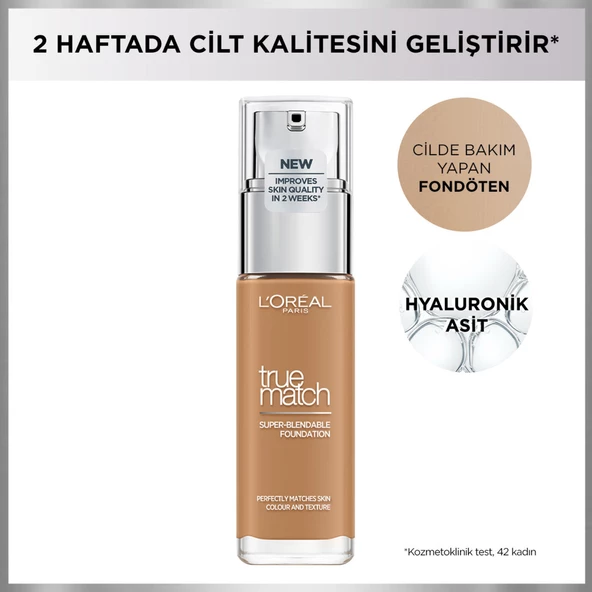 L'Oréal Paris True Match Bakım Yapan Fondöten 8D GOLDEN CAPPUCCINO