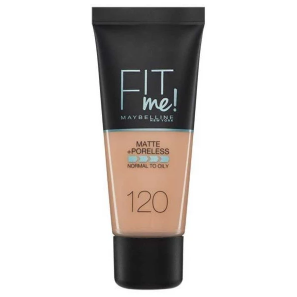 Maybelline New York Fit Me Matte+Poreless Fondöten - 120 Classic Ivory