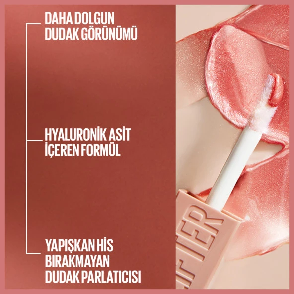 Maybelline New York Lifter Gloss Nemlendirici Dudak Parlatıcısı- 002 Ice - 8