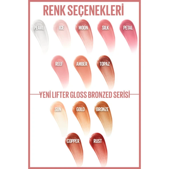 Maybelline New York Lifter Gloss Nemlendirici Dudak Parlatıcısı - 001 Pearl - 8