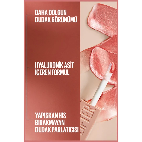 Maybelline New York Lifter Gloss Nemlendirici Dudak Parlatıcısı - 001 Pearl - 9