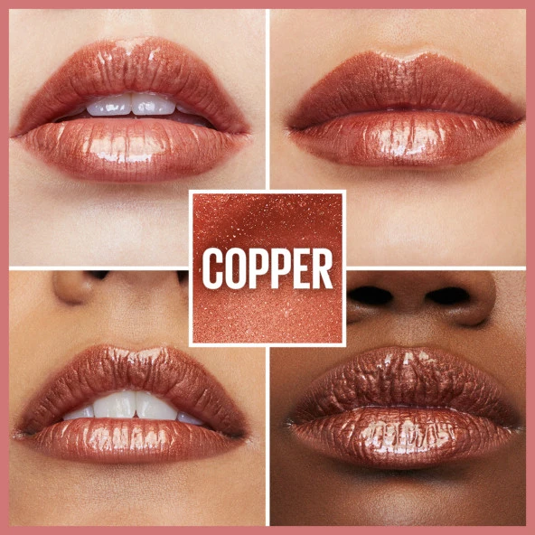 Maybelline New York Lifter Gloss Nemlendirici Dudak Parlatıcısı - 017 Copper - 3