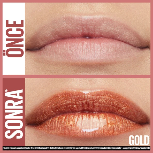 Maybelline New York Lifter Gloss Nemlendirici Dudak Parlatıcısı - 019 GOLD - 2