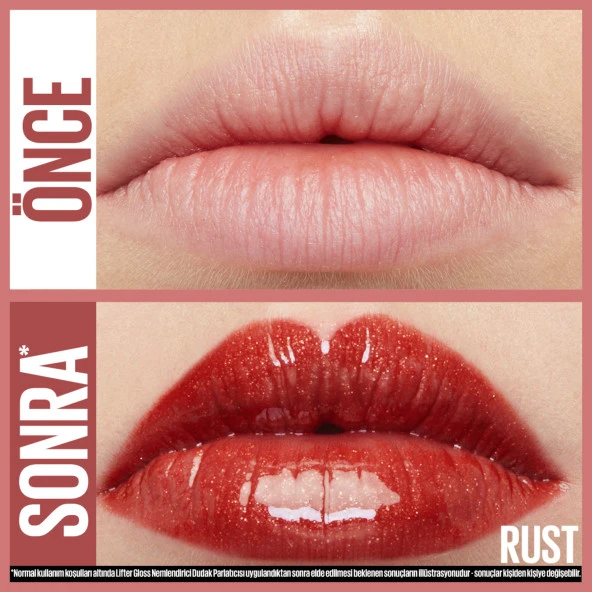 Maybelline New York Lifter Gloss Nemlendirici Dudak Parlatıcısı - 016 RUST - 2
