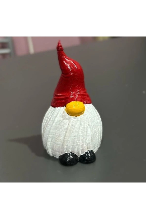 Yılbaşı Cücesi Figür Gnome Figür 8cm 3d Baskı