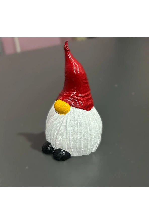 Yılbaşı Cücesi Figür Gnome Figür 8cm 3d Baskı - 2