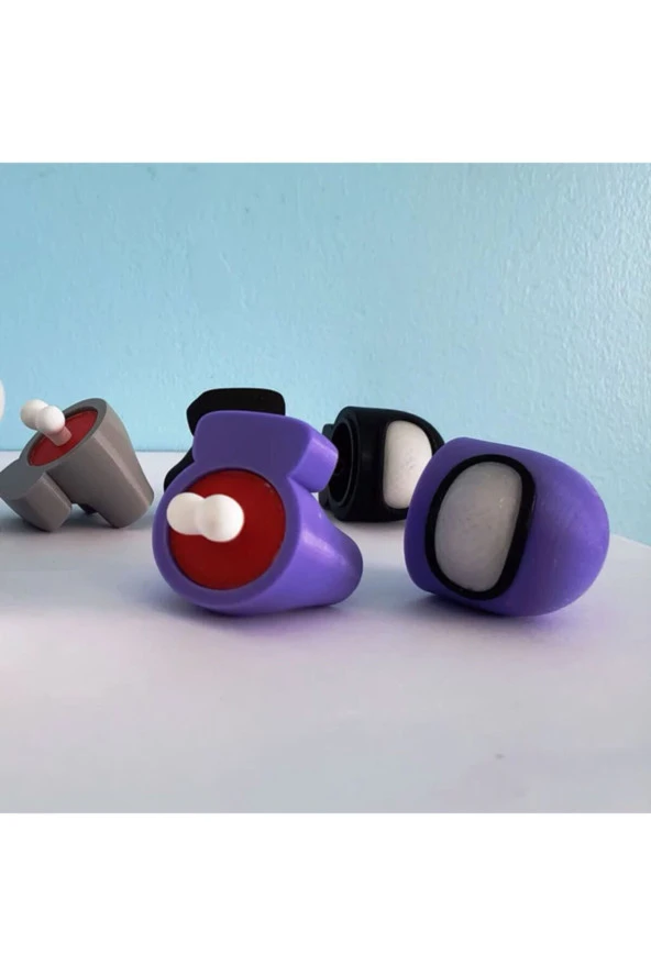 Among Us En Yeni Dizayn Karakter Figür 3'lü Paket - 3