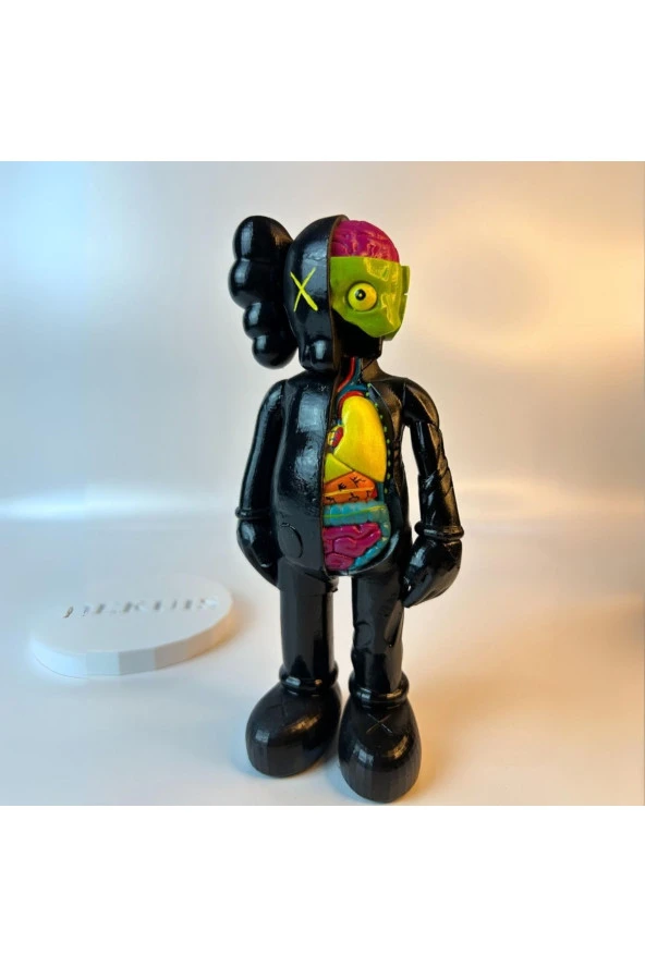 3D Kaws Zombie Figür 23CM Renkli