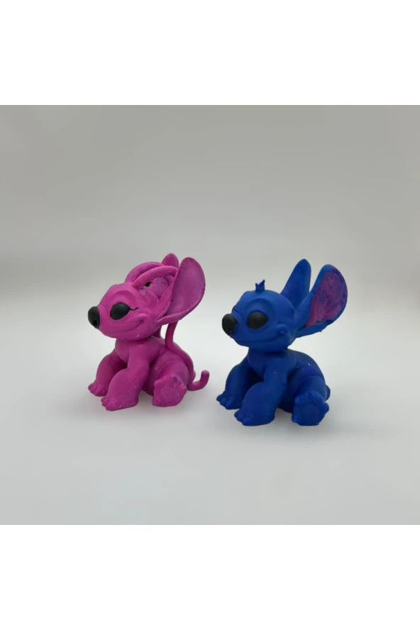 Angel ve Stitch Karakter Figür Yüksek Kalite - 2