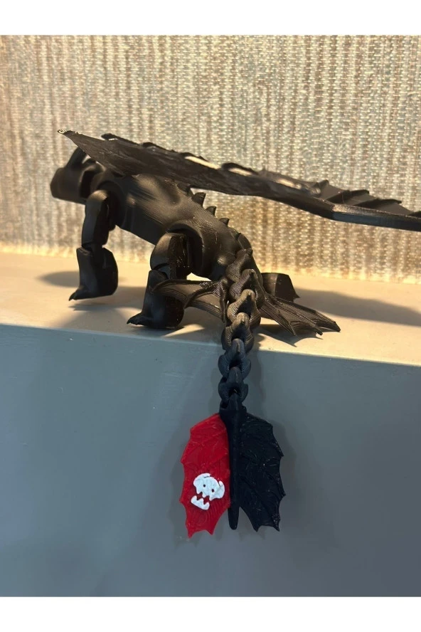 Dişsiz (toothless) Ejderhanı Nasıl Eğitirsin Hareketli Figürü - 20 Cm ( 1 Adet ) ( Siyah ) - 3