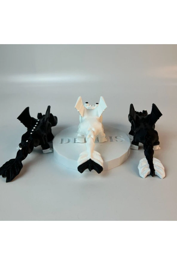 3D Dişsiz Çocuklar Dart, Pouncer ve Ruffrunner Hareketli Figürü - 15 Cm ( 3 Adet ) - 3