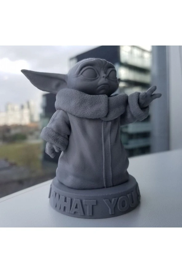 Baby Yoda - Grogu Figür Starwars The Mandalorian Yüksek Kalite - 5