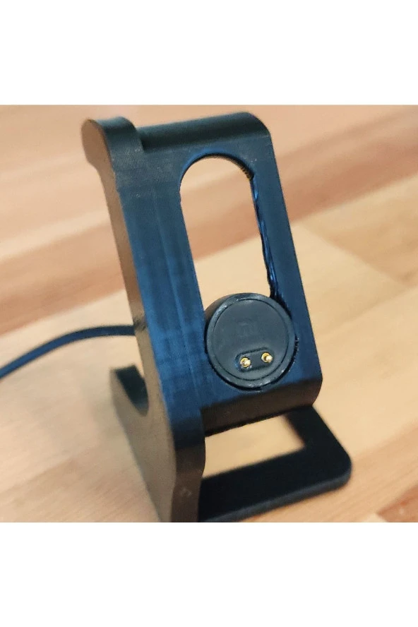 Xaiomi Miband 6 Uyumlu Masaüstü Şarj İstasyonu Dock Siyah - 5