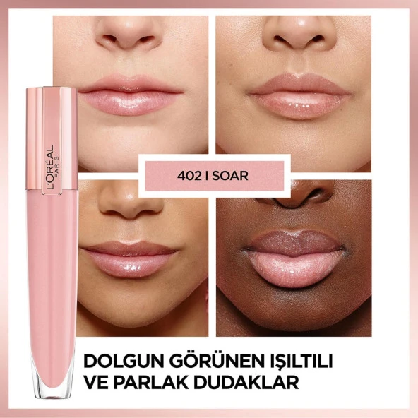 L'Oréal Paris Glow Paradise Balm in Gloss - Işıltı Veren Parlatıcı 402 I Soar